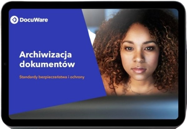 Tablet with two people on the display